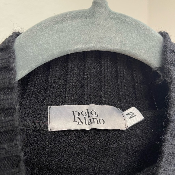 Super Soft Color Block Knit Mock Sweater - Picture 7 of 9